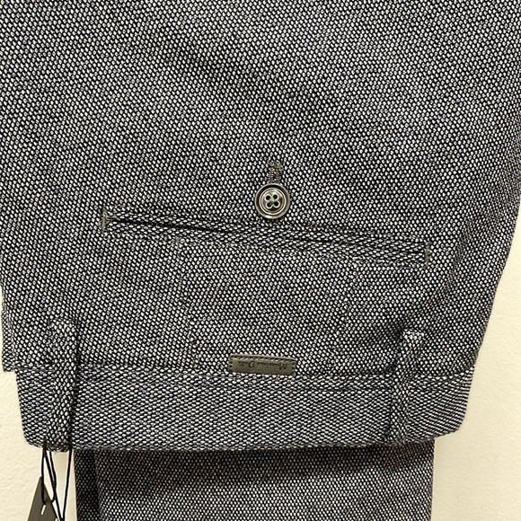 Massimo Dutti Limited Edition Slim Fit Patterned Chinos - Picture 3 of 7